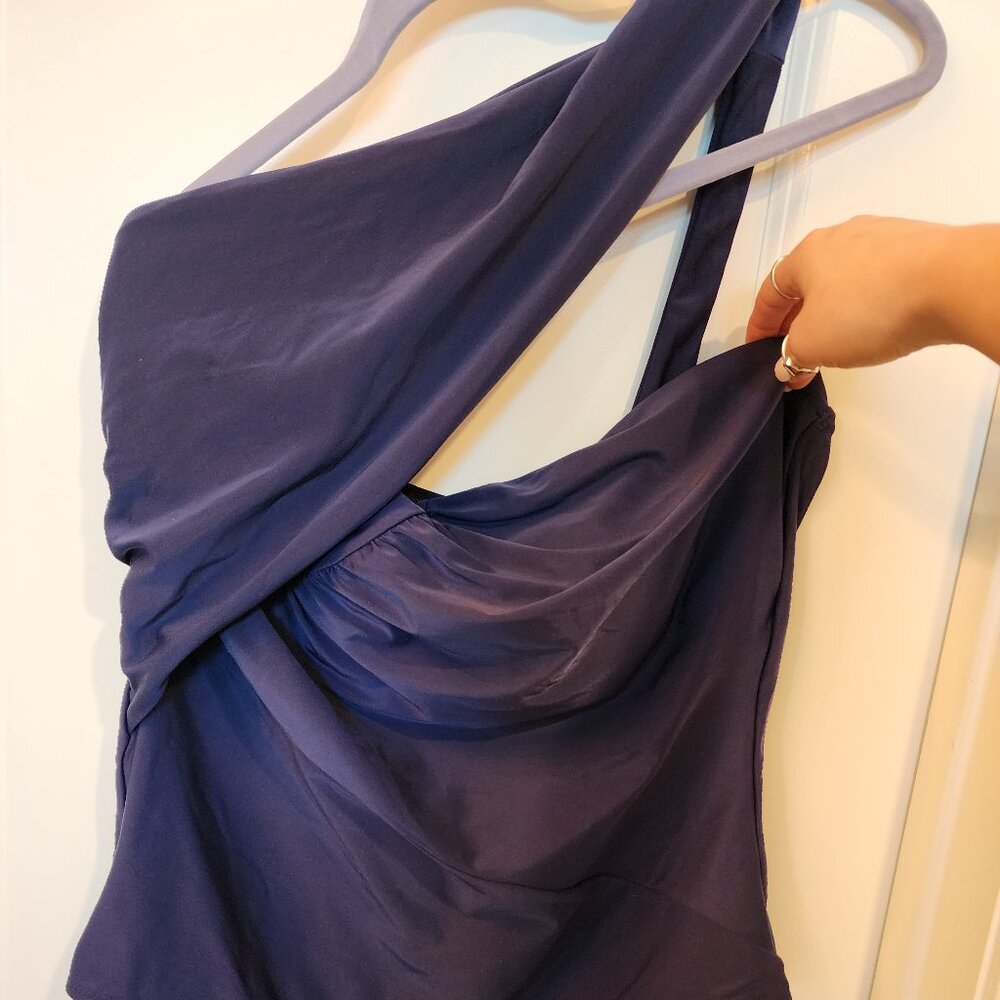 Cupshe One Piece Swimsuit Blue XL‎ NWOT